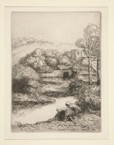 Vaskehus, eller vaskekoner af Alphonse Legros