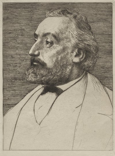 Leon Gambetta af Alphonse Legros