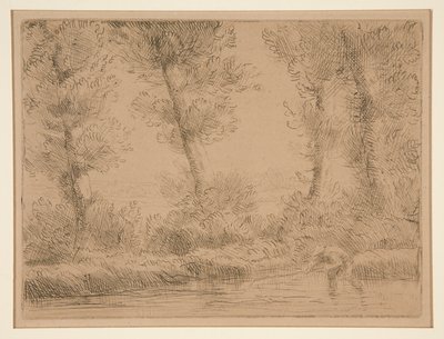 Les Bords de la Liane (Lianens bredder) af Alphonse Legros