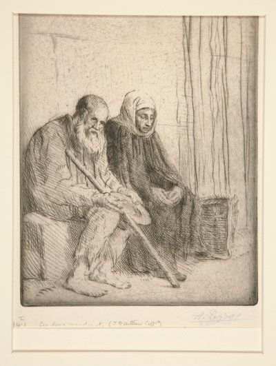 De to tiggere (To tiggere) af Alphonse Legros