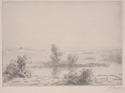 Sumpene (ætsning) af Alphonse Legros