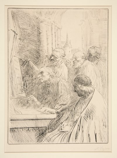 Munkene ved L af Alphonse Legros