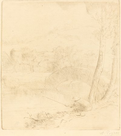 Lille lystfisker Den lille lystfisker. af Alphonse Legros