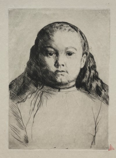 Lille Marie af Alphonse Legros