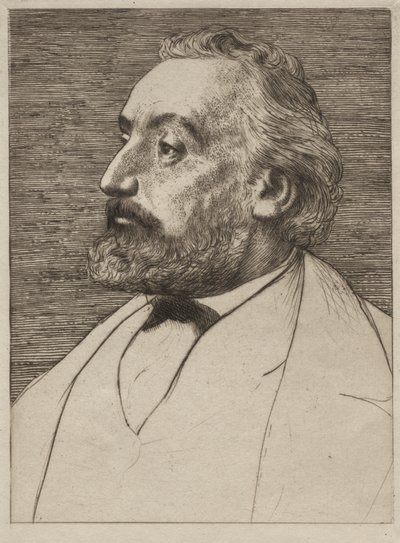 Leon Gambetta af Alphonse Legros