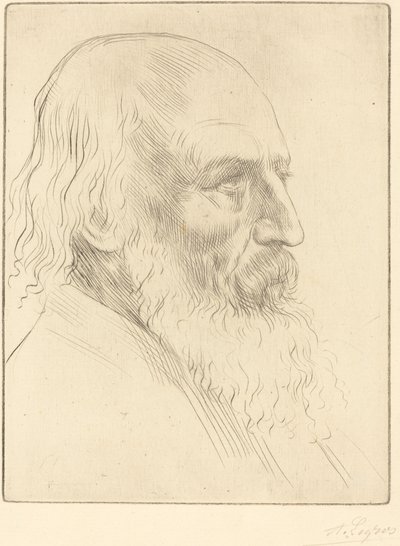 Lord A. Tennyson, 3. plade. af Alphonse Legros
