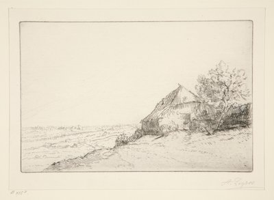 Hytte på Bakken af Alphonse Legros