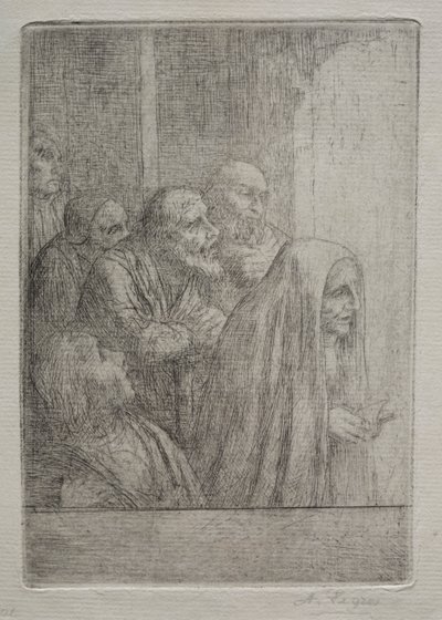 Midnatsmesse af Alphonse Legros