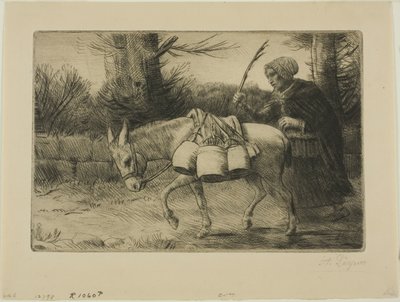Mælkepige af Alphonse Legros