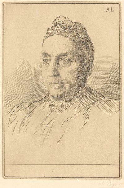 Mme. Kemp, 4. plade. af Alphonse Legros
