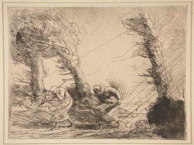 Høstmaskiner overrasket over af Alphonse Legros