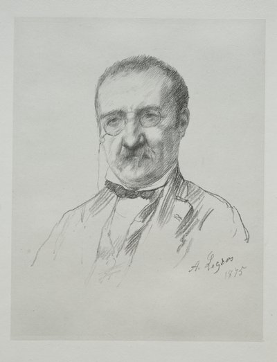 Hr. Champfleury, 1875. af Alphonse Legros