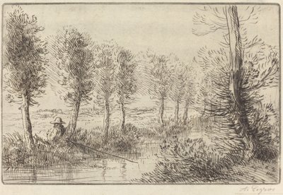Tæt på møllen (Pres du moulin) af Alphonse Legros