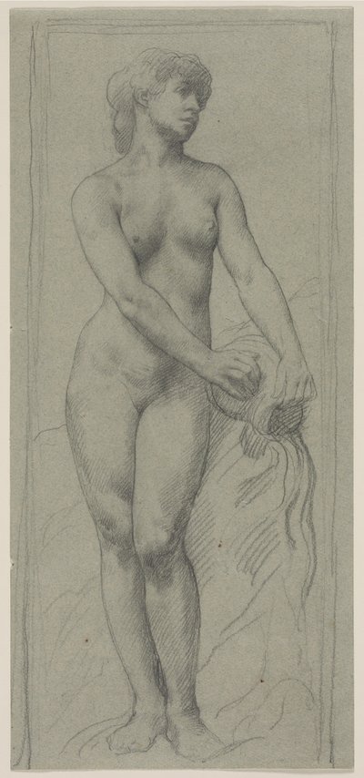 Nøgen kvinde af Alphonse Legros
