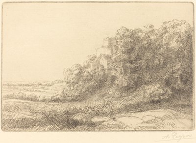 Gammelt Chateau af Alphonse Legros