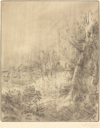 Old Village Old Town. af Alphonse Legros