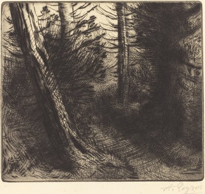 Vej gennem skoven af Alphonse Legros