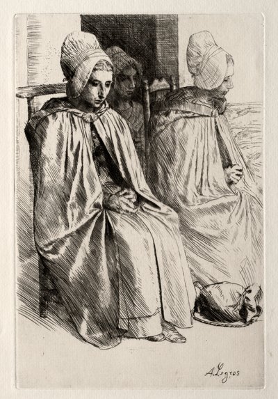 Bondekvinde i kvarteret Boulogne af Alphonse Legros