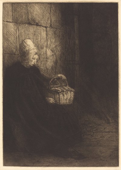 Bondekvinde af Boulogne af Alphonse Legros