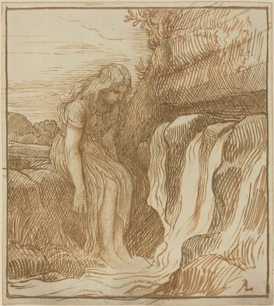 Bonde ved Kilden af Alphonse Legros