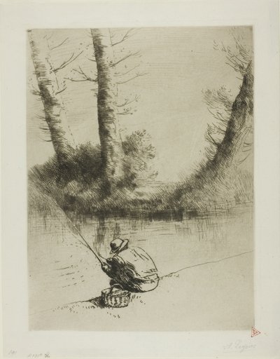 Stangfisker af Alphonse Legros