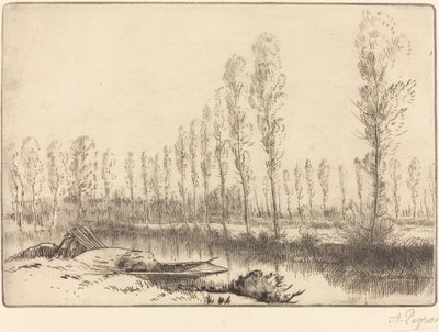 Popler nær Amiens af Alphonse Legros