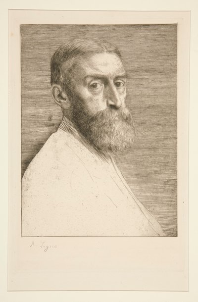 Portræt af E.J. Poynter, Esq. af Alphonse Legros
