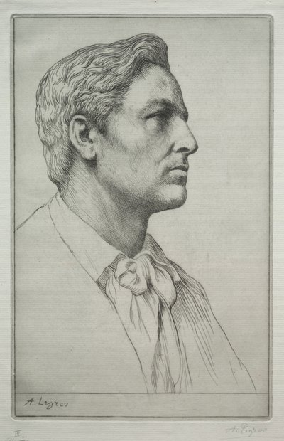 Portræt af Sir Charles Holroyd af Alphonse Legros