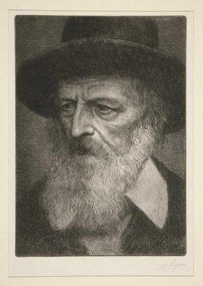 Portræt af Tennyson af Alphonse Legros
