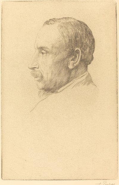 Professor W. Cawthorne Unwin af Alphonse Legros