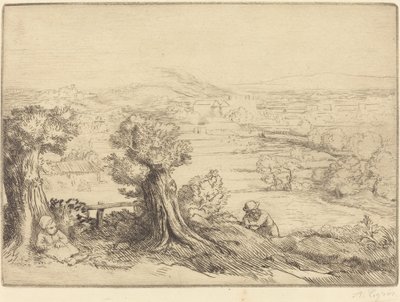Erindring om en dal i Bourgogne af Alphonse Legros
