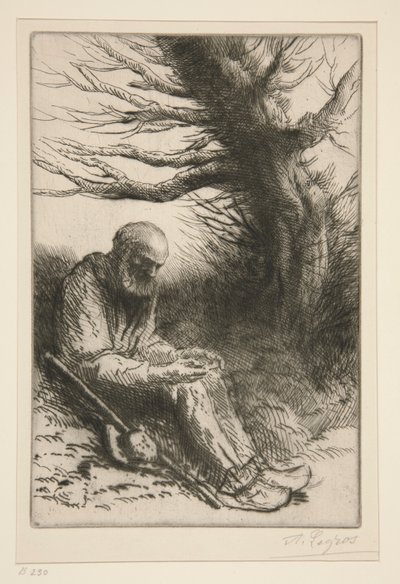 Rejsendes hvile af Alphonse Legros