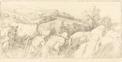 Bøndernes tilbagevenden af Alphonse Legros