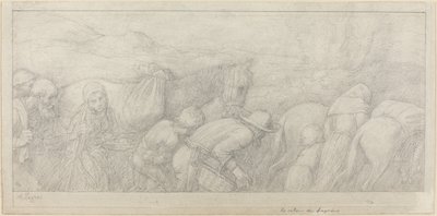 Bøndernes tilbagevenden. af Alphonse Legros