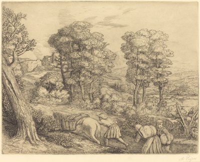 Vend tilbage til gården (Le retour a la ferme) af Alphonse Legros