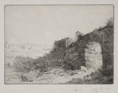 romerske ruiner af Alphonse Legros