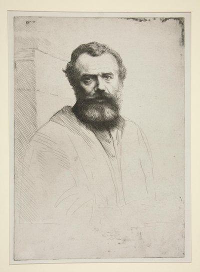 Selvportræt af Alphonse Legros