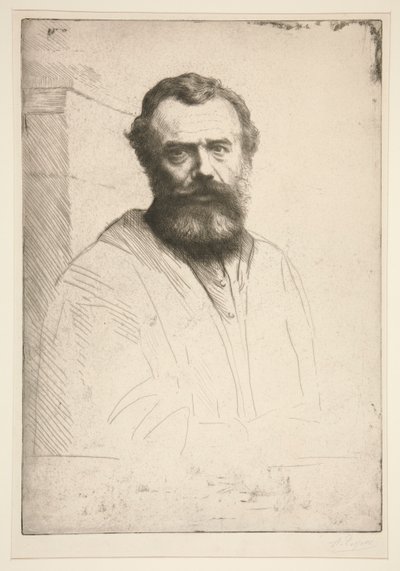 Selvportræt af Alphonse Legros