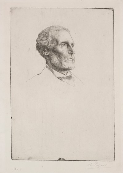 Sir Frederick W. Burton af Alphonse Legros