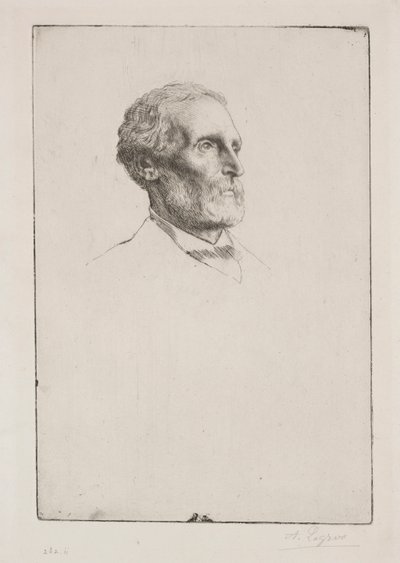 Sir Frederick W. Burton. af Alphonse Legros