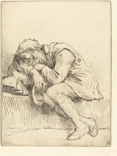 Sovende tigger Sovende tigger. af Alphonse Legros