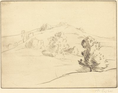 Lille bakke (Le coteau) af Alphonse Legros
