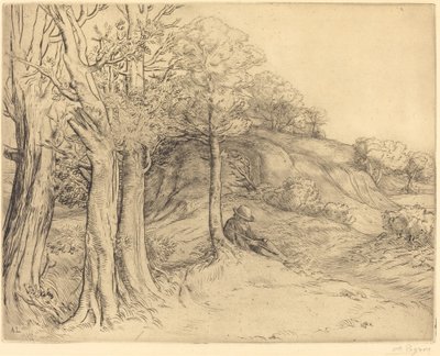 Ensomhed (Ensomhed (Landskab)) af Alphonse Legros