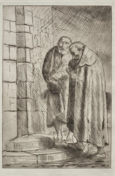 St. Pierre og St. Paul ved porten til hr. Richard. af Alphonse Legros