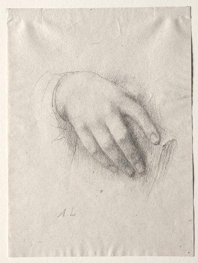 Studie af hænder. af Alphonse Legros