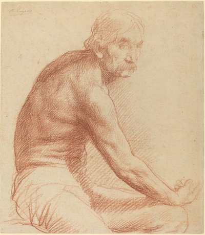 Studie af en græker af Alphonse Legros