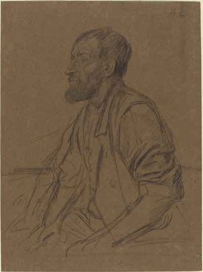 Studie af en Arbejdsmand af Alphonse Legros