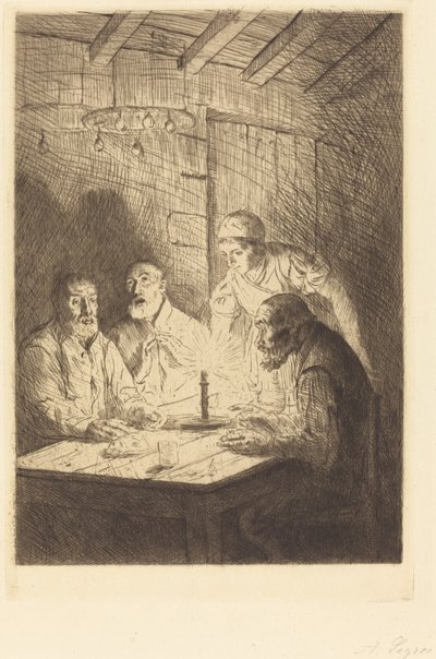 De Fattiges Nadver af Alphonse Legros