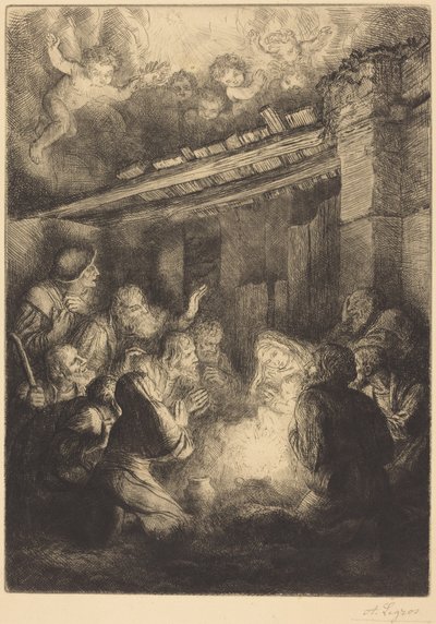 Hyrdernes tilbedelse af Alphonse Legros