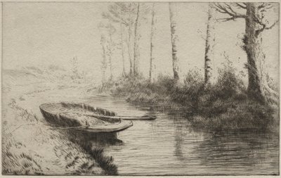 Kanalen, morgen. af Alphonse Legros